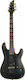Schecter Demon-6 ABSN Electric Guitar Stratocaster with HH Pickup Configuration Aged Black Satin
