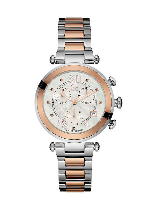 GC Watches Uhr mit Rose Gold Metallarmband Y05002M1