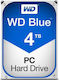 Western Digital Blue 4000ГБ Хард диск Σκληρи дискове 3.5" SATA III 5400оборотивминута с 64МБ Кеш за Настолен компютър WD40EZRZ