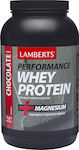 Lamberts Performance Whey Protein & Magnesium Πρωτεΐνη Ορού Γάλακτος με Γεύση Σοκολάτα 1kg