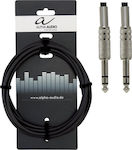 Alpha Audio Cable 6.3mm male - 6.3mm male 1.5m (190.020)