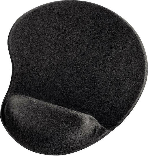 HAMA Mouse Pad with Wrist Support Black 200mm Ergonomic Mini