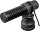 Panasonic VW-VMS10E Кондензатор (Малка диафрагма) Микрофон 3.5mm Шоково монтиран за Камера в Черен Цвят
