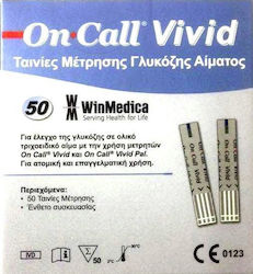 Winmedica On Call Vivid Ταινίες Μέτρησης Σακχάρου 50τμχ