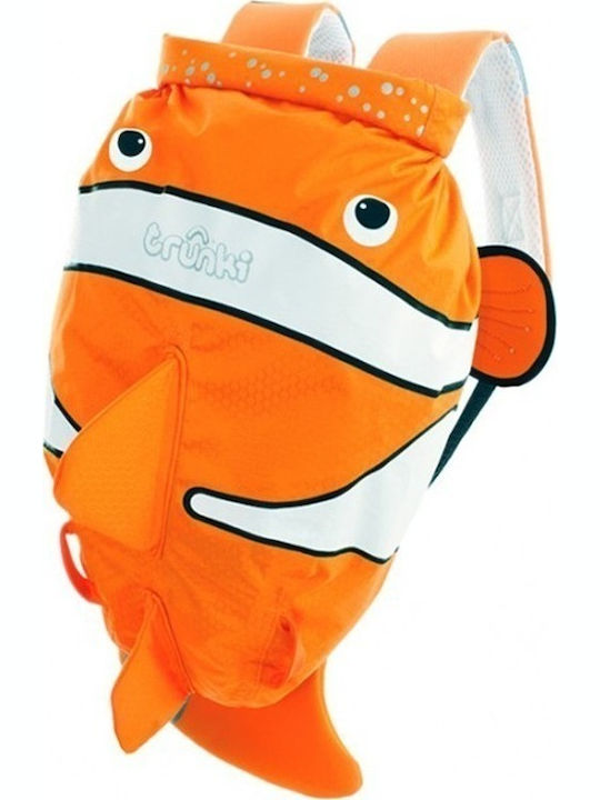 Trunki Clown Fish Σχολική Τσάντα Πλάτης Νηπιαγωγείου σε Πορτοκαλί χρώμα