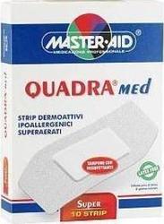 Master Aid Quadra Med Αυτοκόλλητες Γάζες 86x39m...