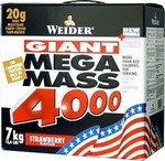 Weider Giant Mega Mass 4000 με Γεύση Φράουλα 7kg