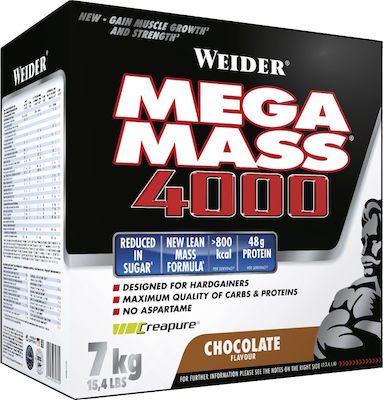 Weider Mega Mass 4000 cu Aromă de Vanilie 7kg