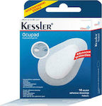 Kessler Ocupad Pansamente pentru ochi de culoare Alb 9x7cm 10buc