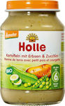 Holle Babykost-Glas Potatoes, Peas & Zucchini Glutenfrei für 6m+ 190gr