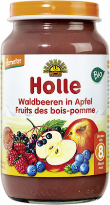 Holle Fruchtcreme Apple & Forest Fruits Glutenfrei für 8m+ 220gr