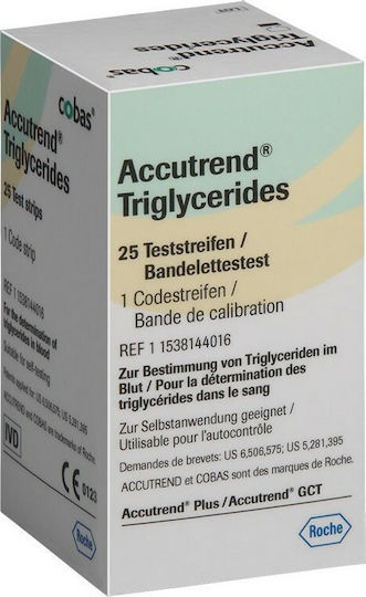 Roche Medical Consumables 25pcs Accutrend Triglycerides