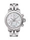 Tissot Uhr mit Silber Metallarmband T055.217.11.113.00