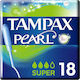 Tampax Тампон Pearl с Апликатор за Нормален поток 18бр