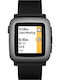 Pebble Time Смартчасовник (Черен)
