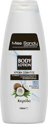 Miss Sandy Καρύδα Moisturizing Cream with Coconut Scent 500ml