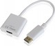 Approx APPC16 Μετατροπέας DisplayPort male σε HDMI female Λευκό 1τμχ