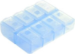 Alfa Care AC-660 Weekly Pill Organizer with 8 Places Blue