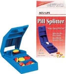 Acu-Life Cutter mit Etui Pill Organizer in Blau color PS12E 1Stück