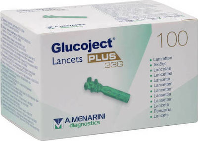 Menarini Glucoject Lancets Plus Lancets 33G 100pcs