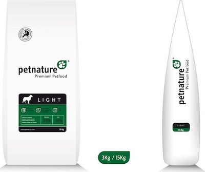 Petnature Adult Light 15kg Hrană Uscată Dietă pentru Câini Adulți cu Pui