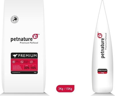 Petnature Premium 15кг Суха храна за възрастни малки кучета с Пилешко и Ориз