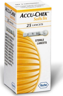 Roche Accu-Chek Softclix Lancets Σκαρφιστήρες 25τμχ