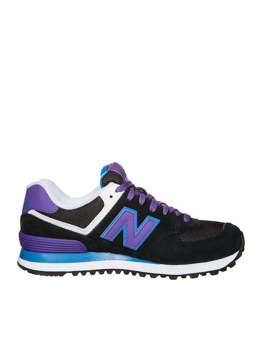 New Balance 574 Γυναικεία Sneakers Μαύρα