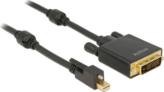DeLock Kabel DVI-D-Stecker - Mini-DisplayPort-Stecker 2m Schwarz (83726)