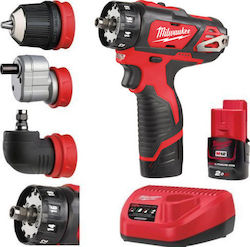 Milwaukee M12 BDDX SET-202C Drill Driver Battery 12V 2x2Ah