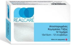 Real Care Sterile Gauze Pads 17x30cm 12pcs