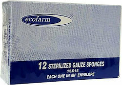 Ecofarm Medical Gauze 15x15cm 12 Pieces