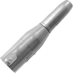 Audio Master TE 004 Μετατροπέας XLR male σε 6.3mm female Ασημί 1τμχ