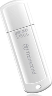 Transcend JetFlash 730 128GB USB 3.0 Stick Alb