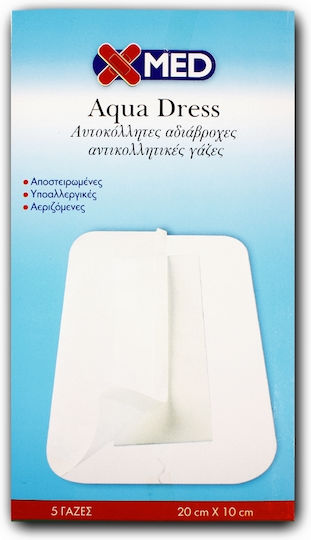 X-Med X-Med Aqua Dress Waterproof & Sterilized Plasters 20x10cm 5pcs