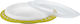 Nuk Baby Food Plate made of Plastic White Green/White