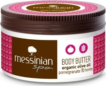 Messinian Spa Organic Olive Oil Pomegranate & Honey Ενυδατικό Butter Σώματος 250ml