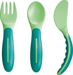 Mam Baby Cutlery Set made of Plastic for 6+ months Green 3pcs