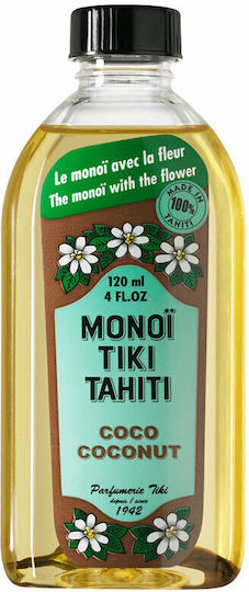 Monoi Tiki Tahiti Coco Kokosnussöl für Gesicht, Haare und Körper 120ml