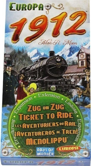 Επέκταση Παιχνιδιού Ticket To Ride για 2-5 Παίκτες 8+ Ετών (EN) Days of Wonder