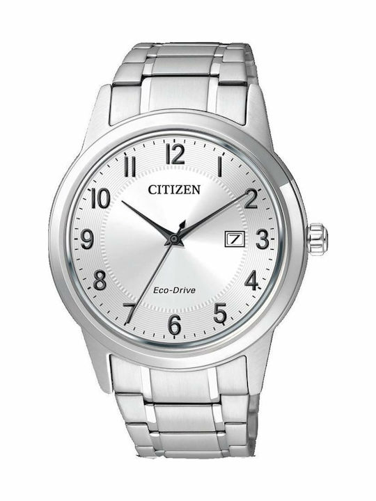 Citizen Herrenuhr 40mm Eco - Antrieb mit Silber...