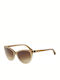 Emporio Armani Emporio Armani Women's Sunglasses with Brown Horn-Rimmed Frame and Grey Gradient Lenses EA4057 545813