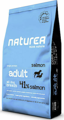 Naturea Naturals Adult 12kg Dry Food for Adult Dogs of Medium & Large Breeds with Salmon and Brown rice