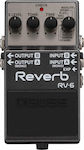 Boss Πετάλι Reverb Ηλεκτροακουστικών Οργάνων, Ηλεκτρικής Κιθάρας και Ηλεκτρικού Μπάσου RV-6 Digital Reverb