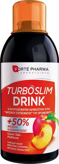 Forte Pharma Turboslim Drink Supplement For Weight Loss 500ml Peach