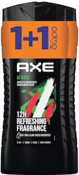 Axe Africa Αφρόλουτρο σε Gel για Άνδρες 2x400ml