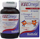 Health Aid KidzOmega One A Day Kautabletten Omega 3 Fischöl Geeignet für Kinder 60 Stück mit Geschmack Orange