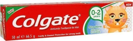 Colgate Baby Toothpaste for 0m+ with Strawberry Flavor 50ml