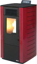 King 98 Σόμπα Pellet 8kW Μπορντό