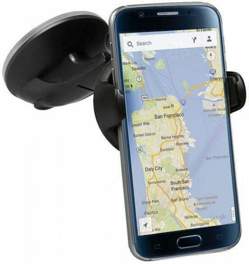 SBS Βάση Κινητού Αυτοκινήτου Universal Car Holder Έως 5" με Ρυθμιζόμενα Άγκιστρα